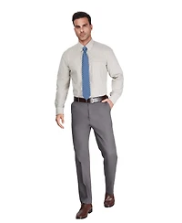 Club Room Men's Regular-Fit Brown Plaid Dress Shirt