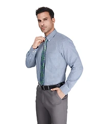 Club Room Men's Regular-Fit Stretch Plaid Dress Shirt