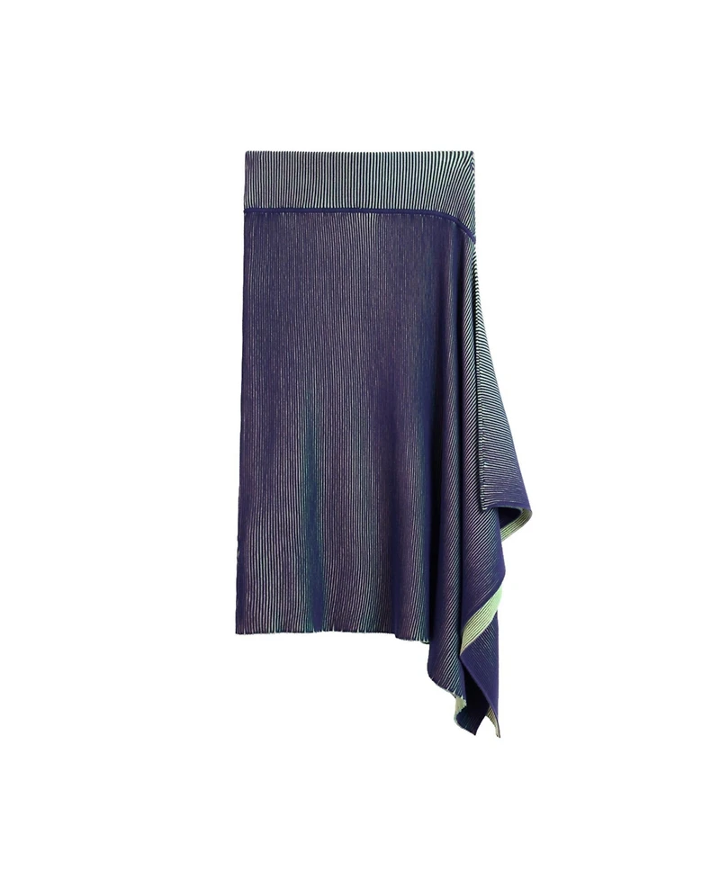 Desigual Women's Long iridescent knit skirt