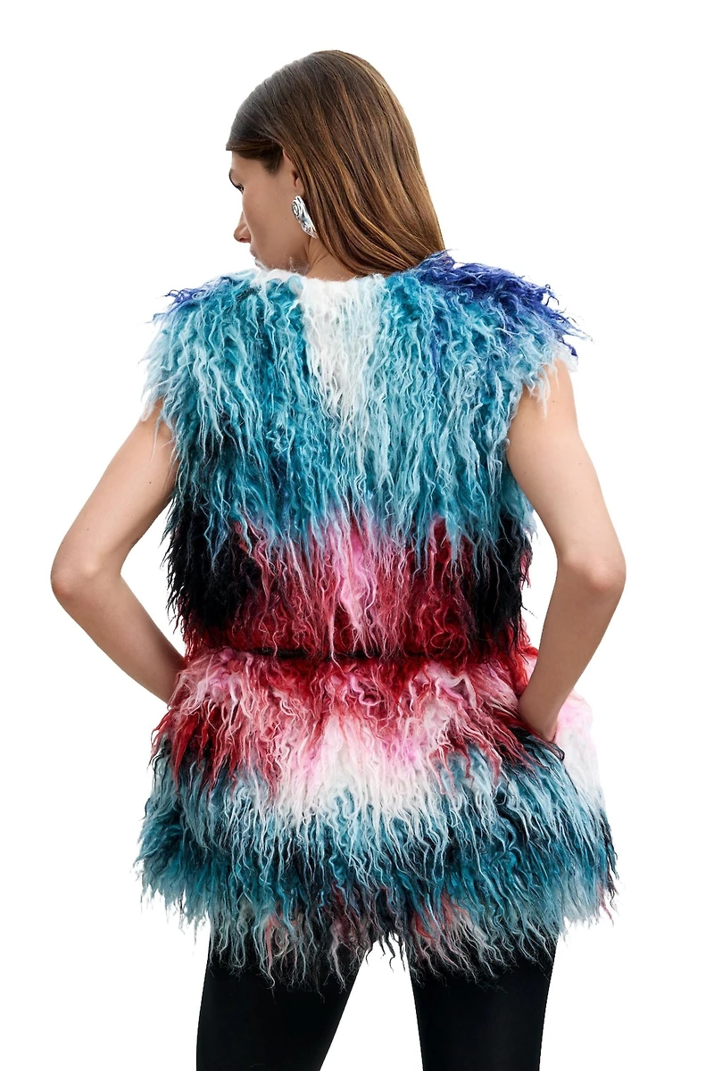 Desigual Women's Synthetic Fur Coat Lacroix