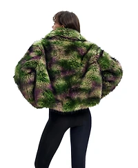 Desigual Women's Synthetic Fur Coat Lacroix
