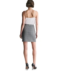 Bcbg Women's Waist Detail Pencil Mini Skirt