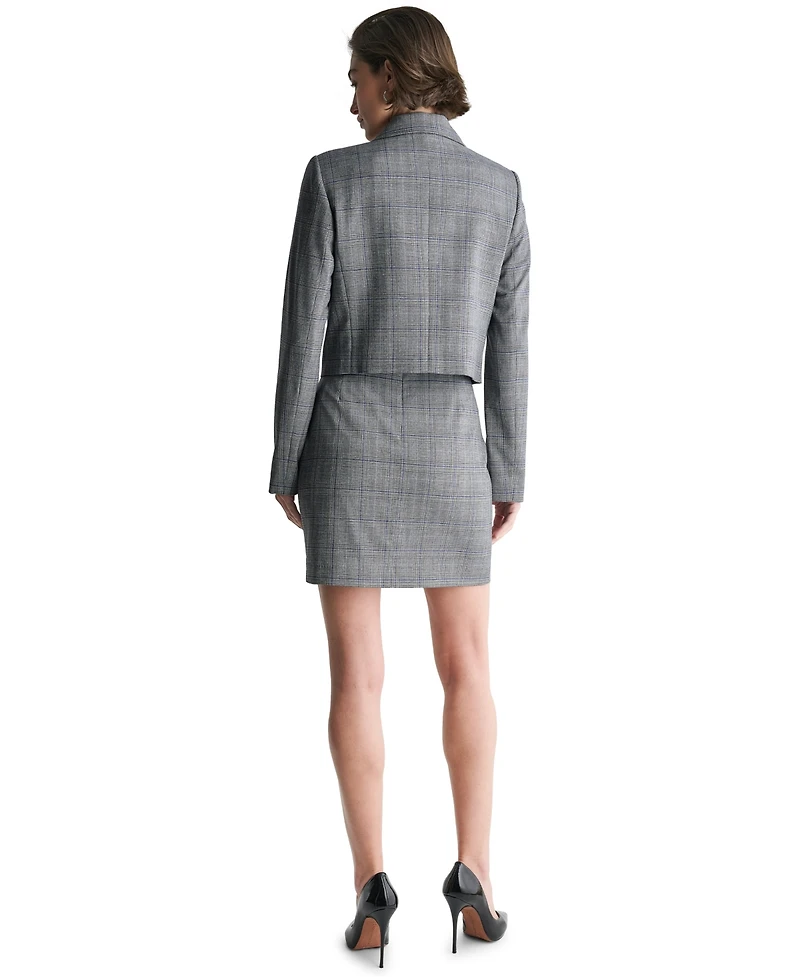 Bcbg Women's Four-Button Round-Collar Jacket