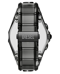 Diesel Men's D-Curve Quartz Chronograph Gunmetal Stainless Steel 48mm