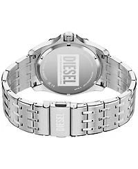 Diesel Men's Stinger Three-Hand Quartz Silver Stainless Steel 44mm