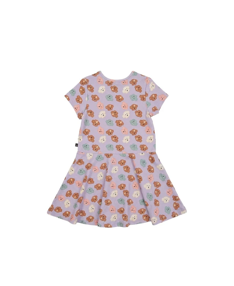 Deux par Deux Toddler (2T-5T) Short Sleeve Jersey Dress