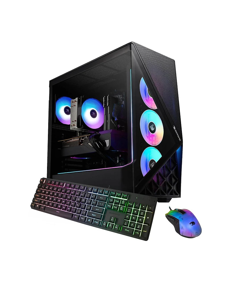 iBUYPOWER Slate SBA7N56T03 Gaming Desktop Computer, Amd Ryzen 7 9700F 3.8GHz, 32GB Ram, 1TB Ssd, Nvidia GeForce Rtx 5060 Ti 8GB, Windows 11 Home,