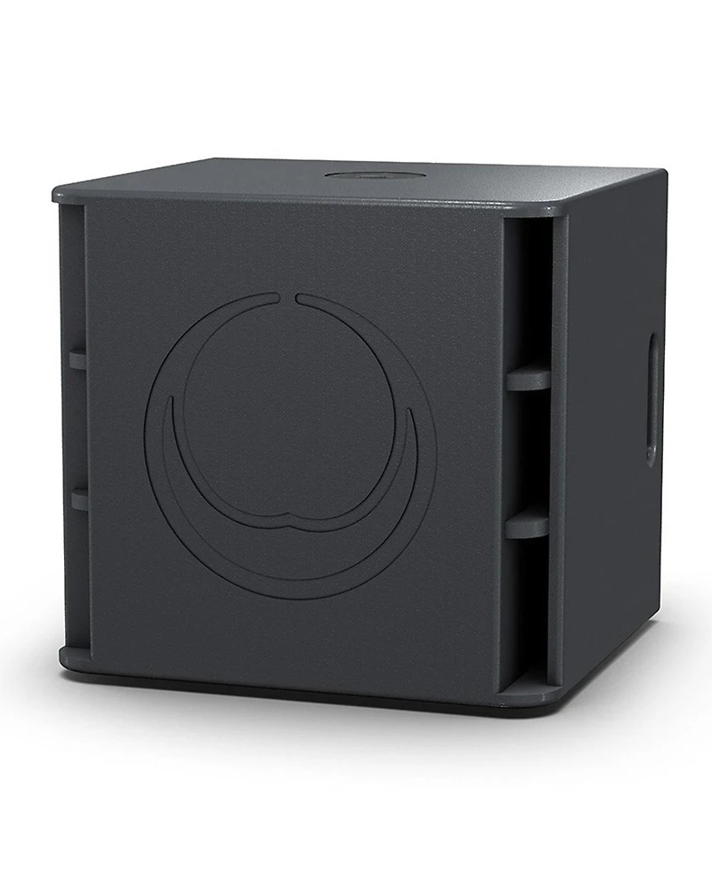Turbosound Milan M15B 2200W Powered 15" Subwoofer, 134dB Sound Pressure Level, 40Hz-90Hz Boost Frequency