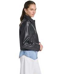 Levi's Women's Laydown Collar Cropped Snap Jacket