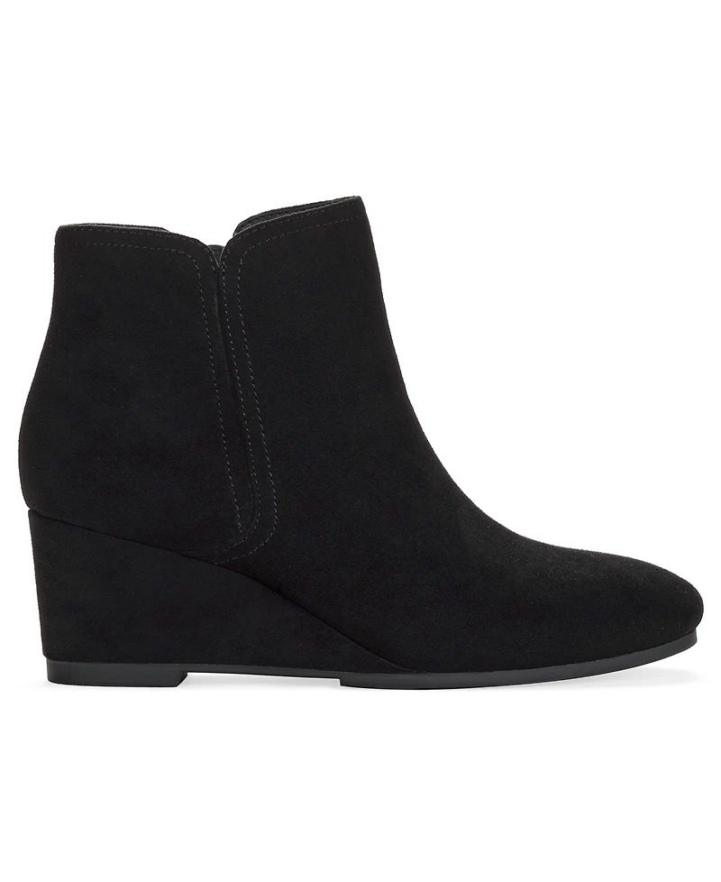 Style & Co Women's Portiaa Round Toe Wedge Dress Booties, Macy's Exclusive