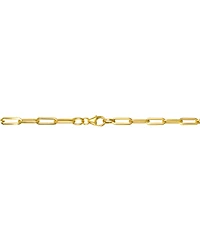Italian Gold Paperclip Chain 20" Necklace in 10k Yellow Gold