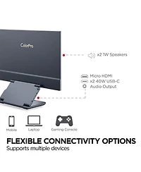 ViewSonic VP1656 16" 16:10 Wuxga Portable Usb-c Ips Led Monitor