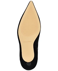 Calvin Klein Women's Serray Tall Suede Pointed Toe Boots