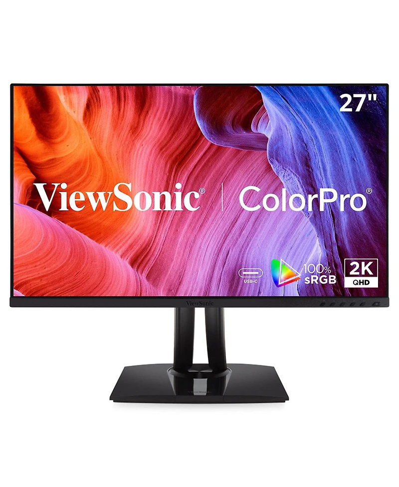ViewSonic VP2756A-2K 27" Ips Wqhd 120Hz Usb-c with 90W Power Delivery Computer Monitor