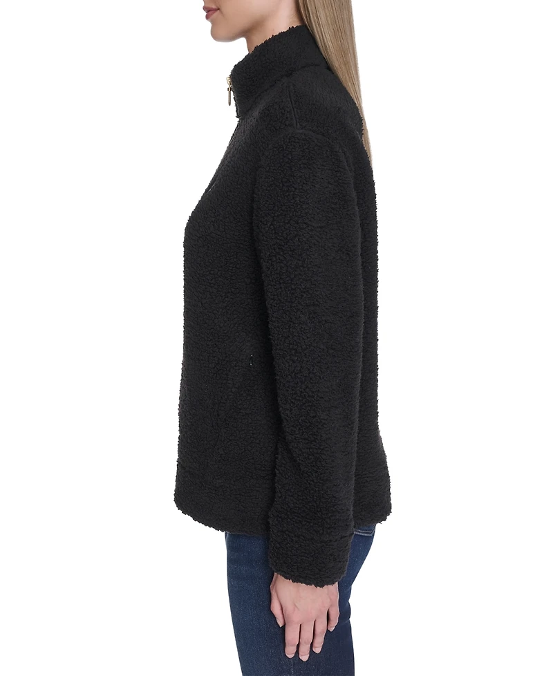 Nautica Women's Zip-Front Stand Collar Jacket