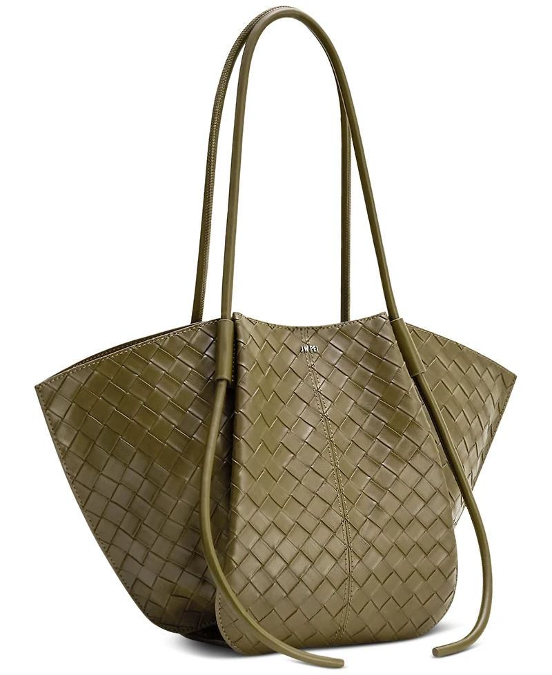 Jw Pei Nala Wide Large Weave Texture Tote Handbag