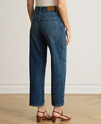 Lauren Ralph Petite High-Rise Straight Jeans