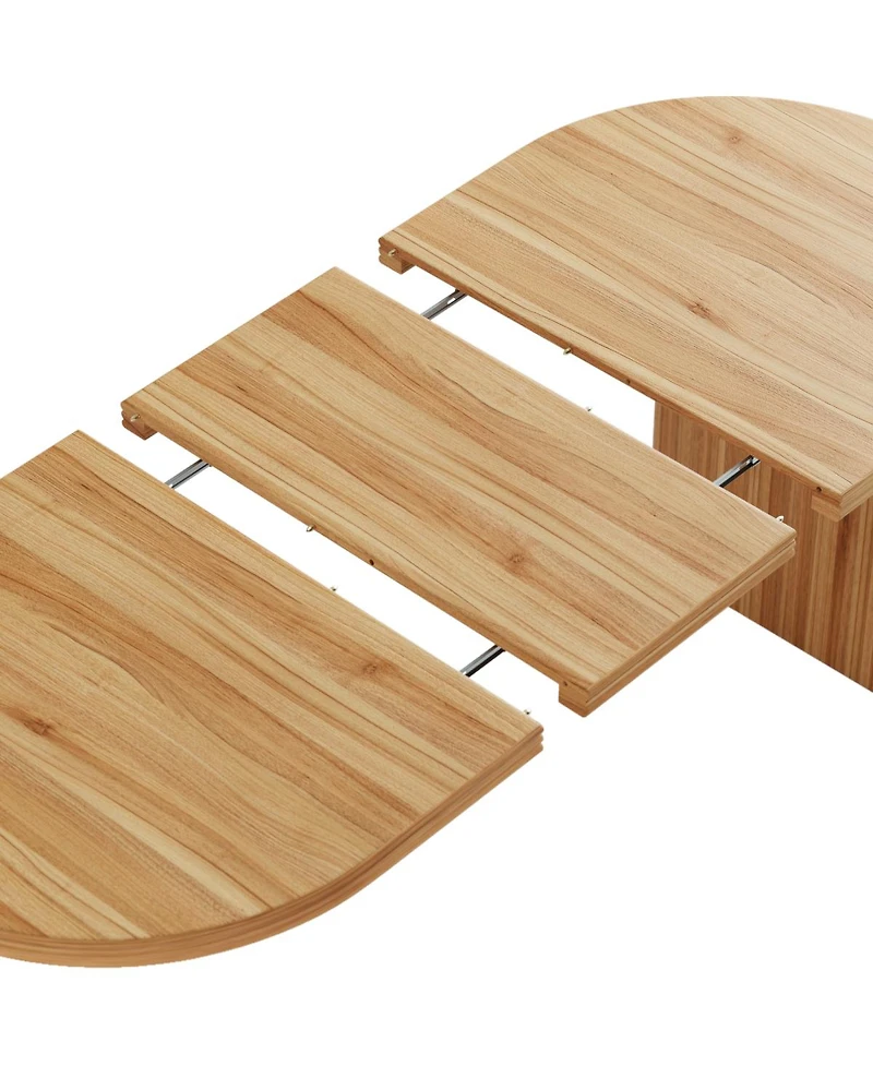 Streamdale Furniture Extendable Walnut Dining Table