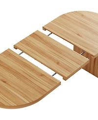 Streamdale Furniture Extendable Walnut Dining Table