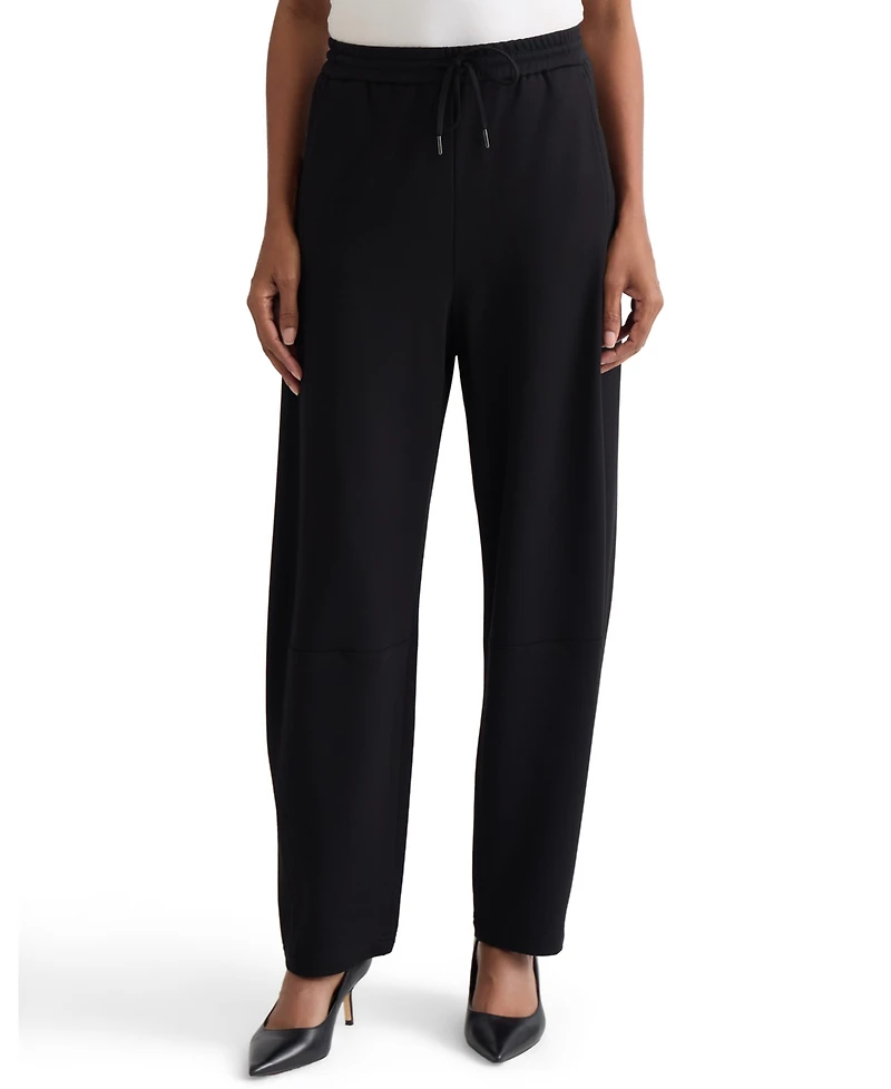Jones New York Women's Knit Pull-On Barrel-Leg Pants