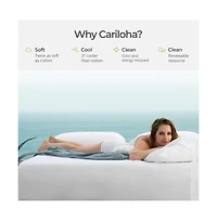 Cariloha Luxurious Quilted Mattress Protector California Waterproof 5 Sides of Protection