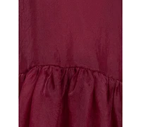 Xscape Women's Organza Mock Neck Shift Dress