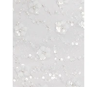 Seni & Cade Juniors' Floral Beaded Bodycon Dress