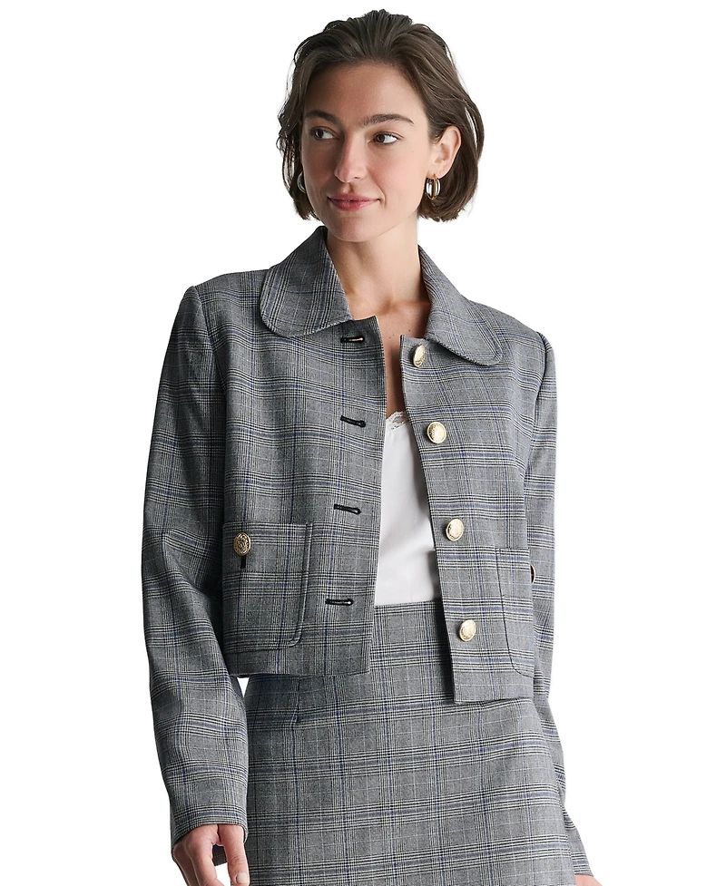 Bcbg Women's Four-Button Round-Collar Jacket