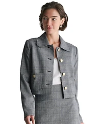 Bcbg Women's Four-Button Round-Collar Jacket