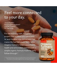 Sunergetic Turmeric Tablets with Pepper, 1400mg Per Serving, 120 Count