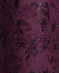 Xscape Petite Off-the-Shoulder Metallic Brocade A-Line Gown