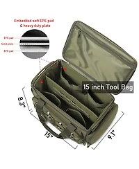 Xdovet Tool Bag Organizer Shoulder Work Tote Repairman Carpenters Handymen