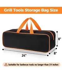 Xdovet Bbq tool storage bag heavy-duty 1680D material