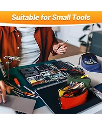 Xdovet Canvas Tool Pouches Heavy Duty Zipper Organizer Set