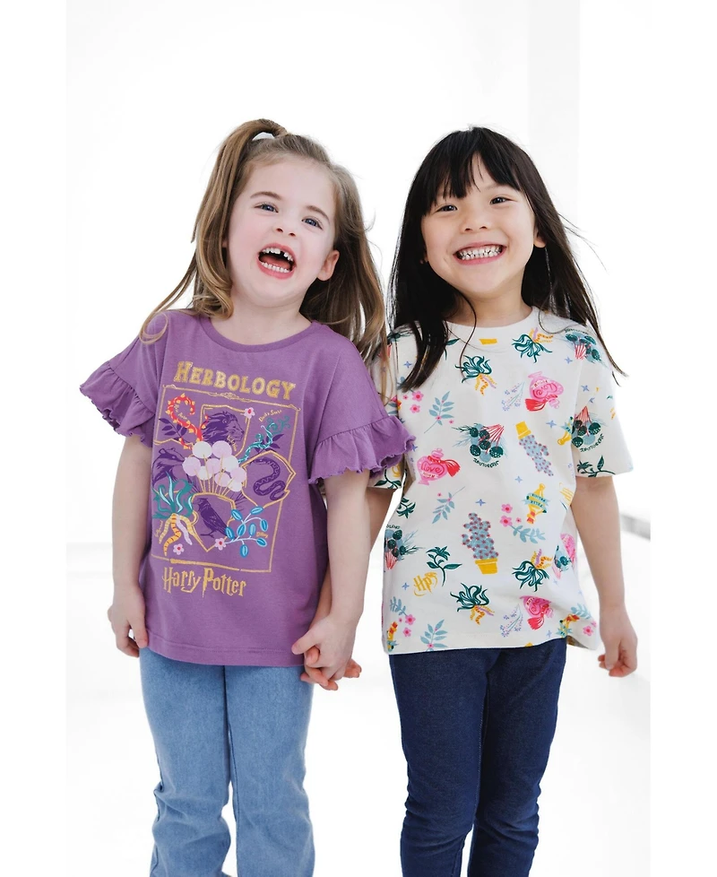 Harry Potter Little Girls Short Sleeve T-Shirt (5 - 12)