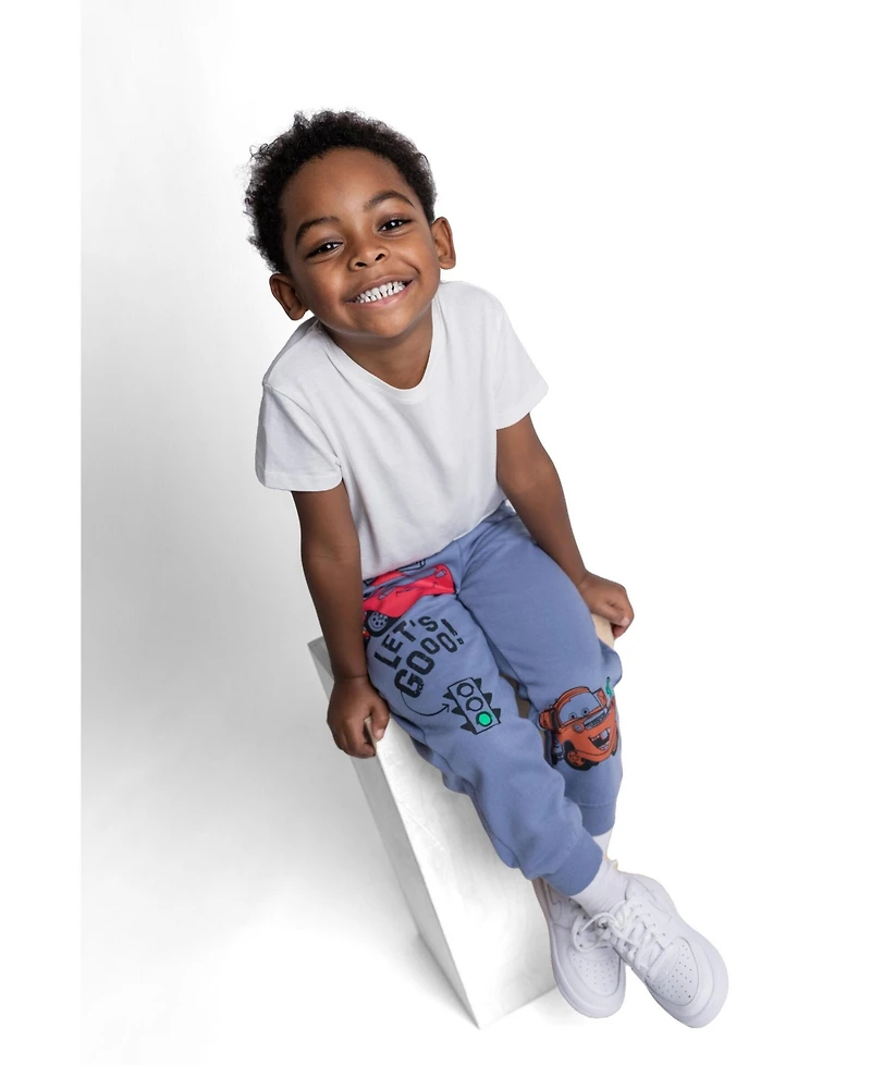 Disney Boys Mickey Mouse Cars Lion King Toy Story 2 Pack Pants to (12 Months - 10-12)