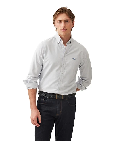 Rodd & Gunn Men's Oxford Stripe Long Sleeve Sports Fit Shirt
