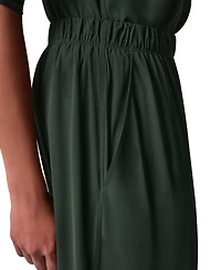 Donna Karan Weekend Women's Mid-Rise Wide-Leg Pull-On Pants