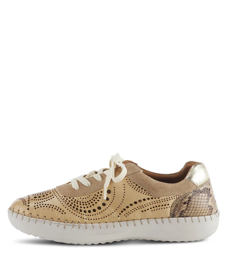 Spring Step Women's Jumilla Lace-Up with Stitch-to-Sole Construction
