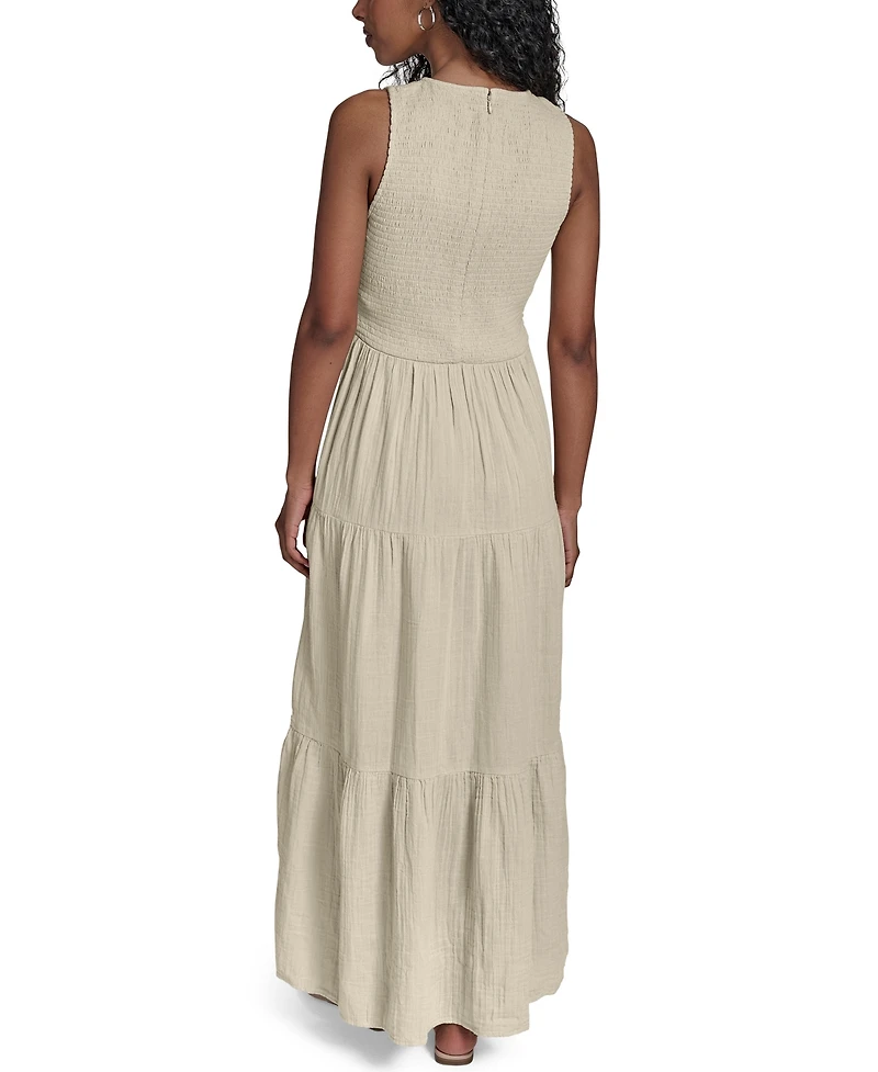Calvin Klein Women's Sleeveless A-Line Midi Dress