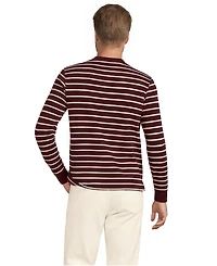 Lands' End Men's Long Sleeve Slub Crew