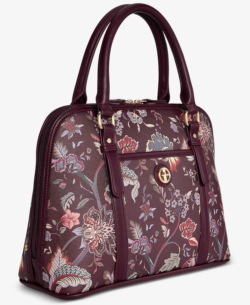 Giani Bernini Floral Detailed Dome Satchel, Macy's Exclusive
