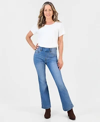 Style & Co Petite High-Rise Flared-Leg Jeans, Macy's Exclusive