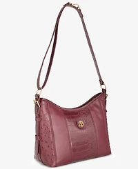 Giani Bernini Mixed Media Soft Shoulder Bag, Macy's Exclusive