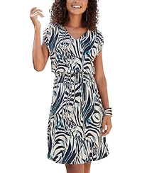 Lascana Women's Smocked Waist Dress