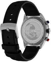 Timex Men's Quartz Analog Black Leather Watch 39mm