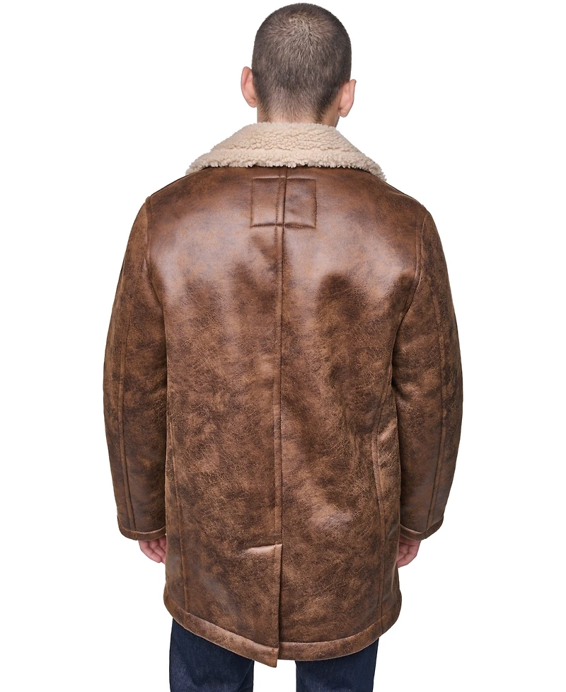 Levi's Men's Full Length Faux Shearling Jacket