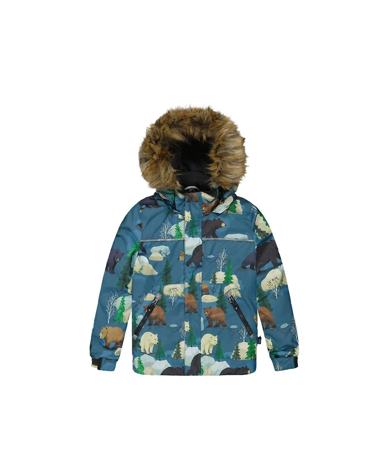 Deux par Deux Toddler Boy 2T -5T Two Piece Discover Snowsuit