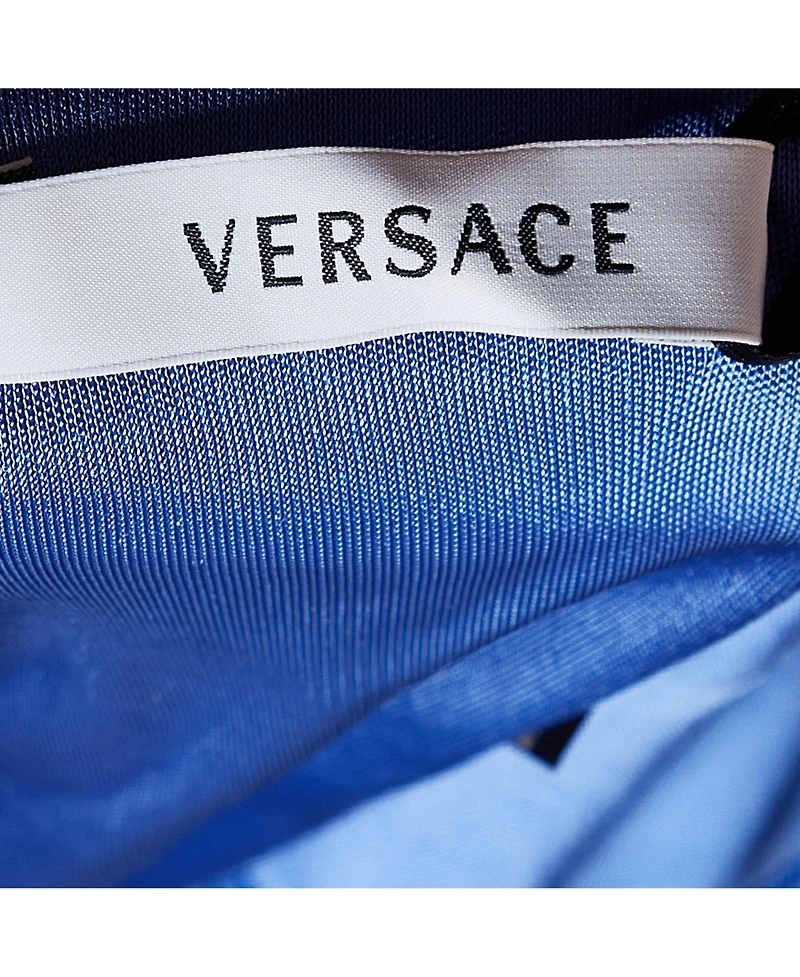 Pre-Owned Versace Women's Crystal-Embellished Greca Jersey Tank Top