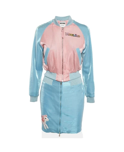 Pre-Owned Moschino Women's Couture Lamandeacute Unicorn Applique Set